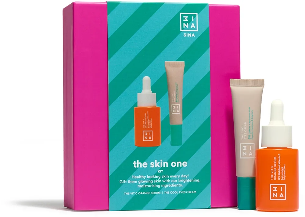 3INA Kit The Skin One Gavesæt med lysende effekt