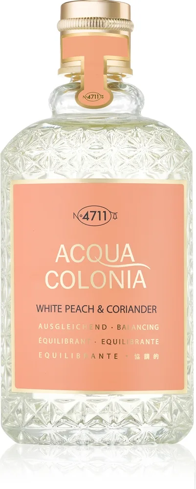 4711 Acqua Colonia White Peach & Coriander Eau de Cologne Unisex 170 ml