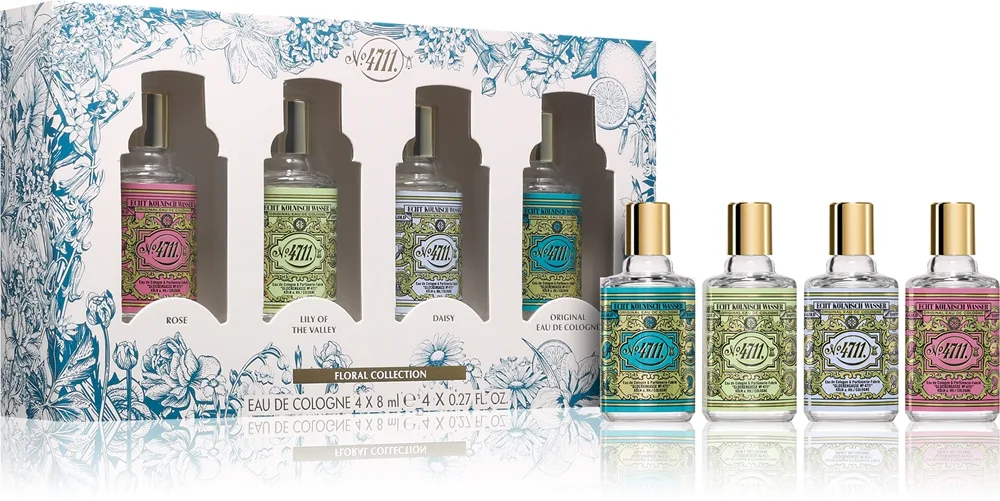 4711 Floral Collection Miniature Set lahjasetti unisex 4x8 ml