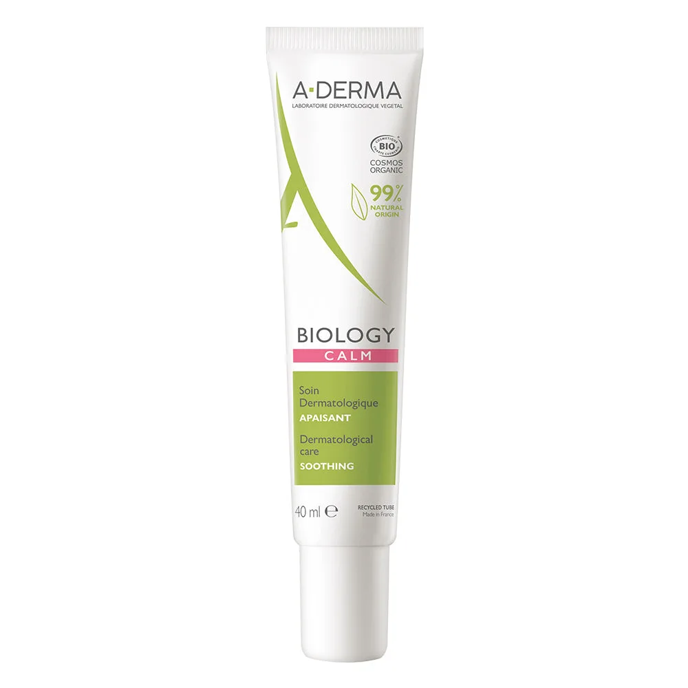 A-Derma Biology Calm Lugnande vård För känslig och intolerant hud 40 ml