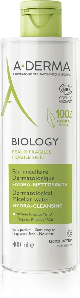 A-Derma Biology Micellar Water Fuktgivande micellärt vatten 400 ml