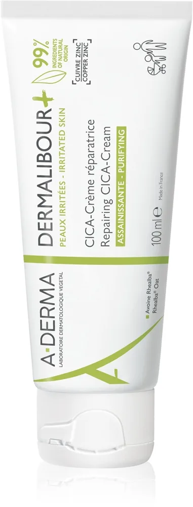 A-Derma Dermalibour+ elvyttävä voide ärtyneelle iholle 100 ml