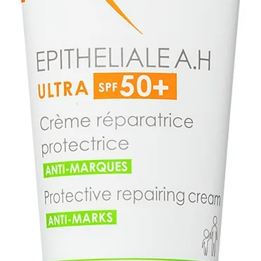 A-Derma Epitheliale A.H. Ultra Protective Repairing Cream Skyddande kräm för känslig hud SPF 50+ 100 ml