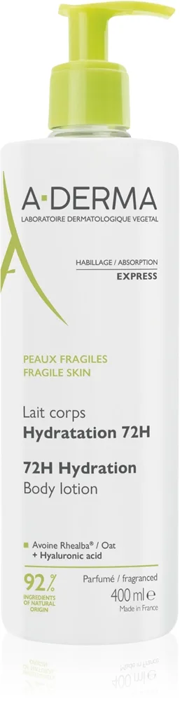 A-Derma Essentials Body Lotion 72h Hydration Fugtende bodylotion 400 ml