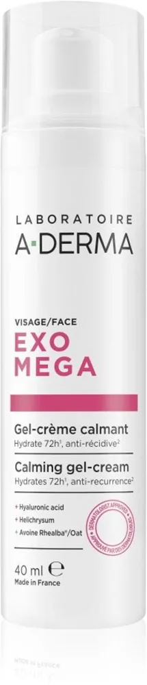 A-Derma Exomega Calming Gel-Cream fuktgivande och lugnande gelkräm 40 ml
