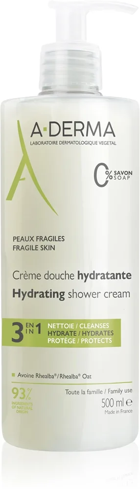 A-DERMA Hydrating Shower Cream 500 ml