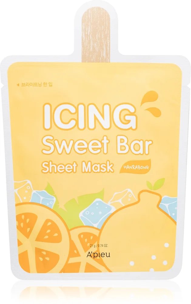 A’pieu Icing Sweet Bar Mask Hanrabong Uppljusande arkmask för ansiktet 21 g