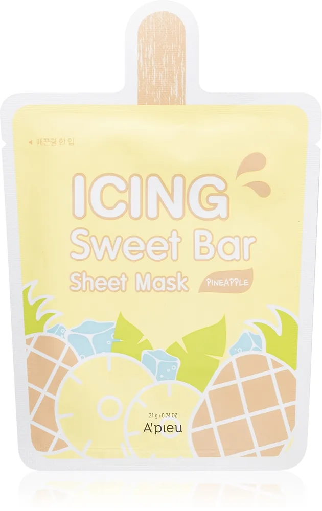 A’pieu Icing Sweet Bar Mask Pineapple Uppfriskande arkmask 21 g