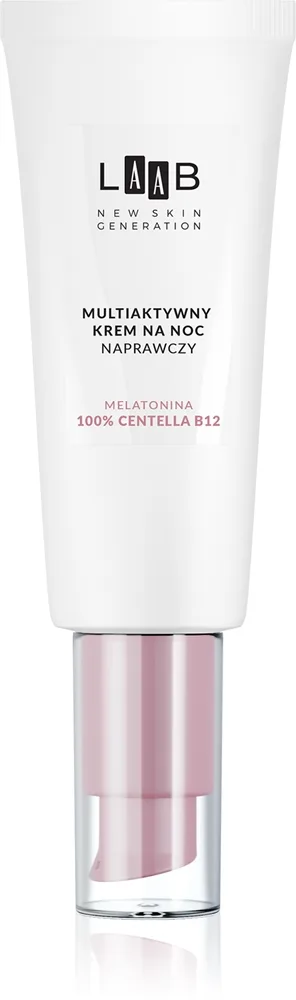 AA Cosmetics LAAB 100% Centella B12 Regenererende natcreme med fugtgivende virkning 40 ml