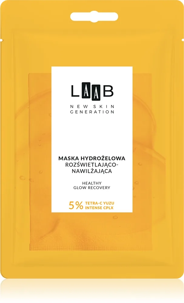 AA Cosmetics LAAB Tetra-C Yuzu hydrogelmask för lyster och återfuktning 1 st.