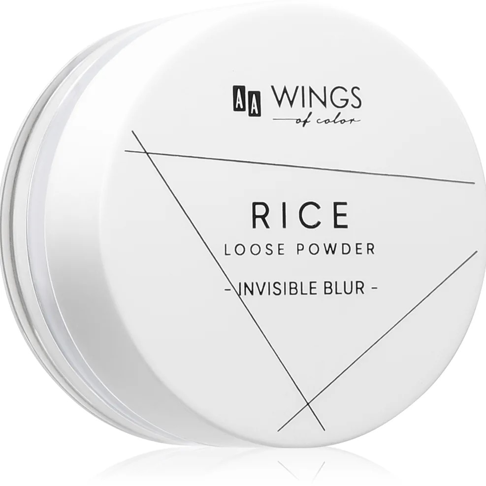 AA Wings of Color Rice Gennemsigtigt, løst pudder 9 g