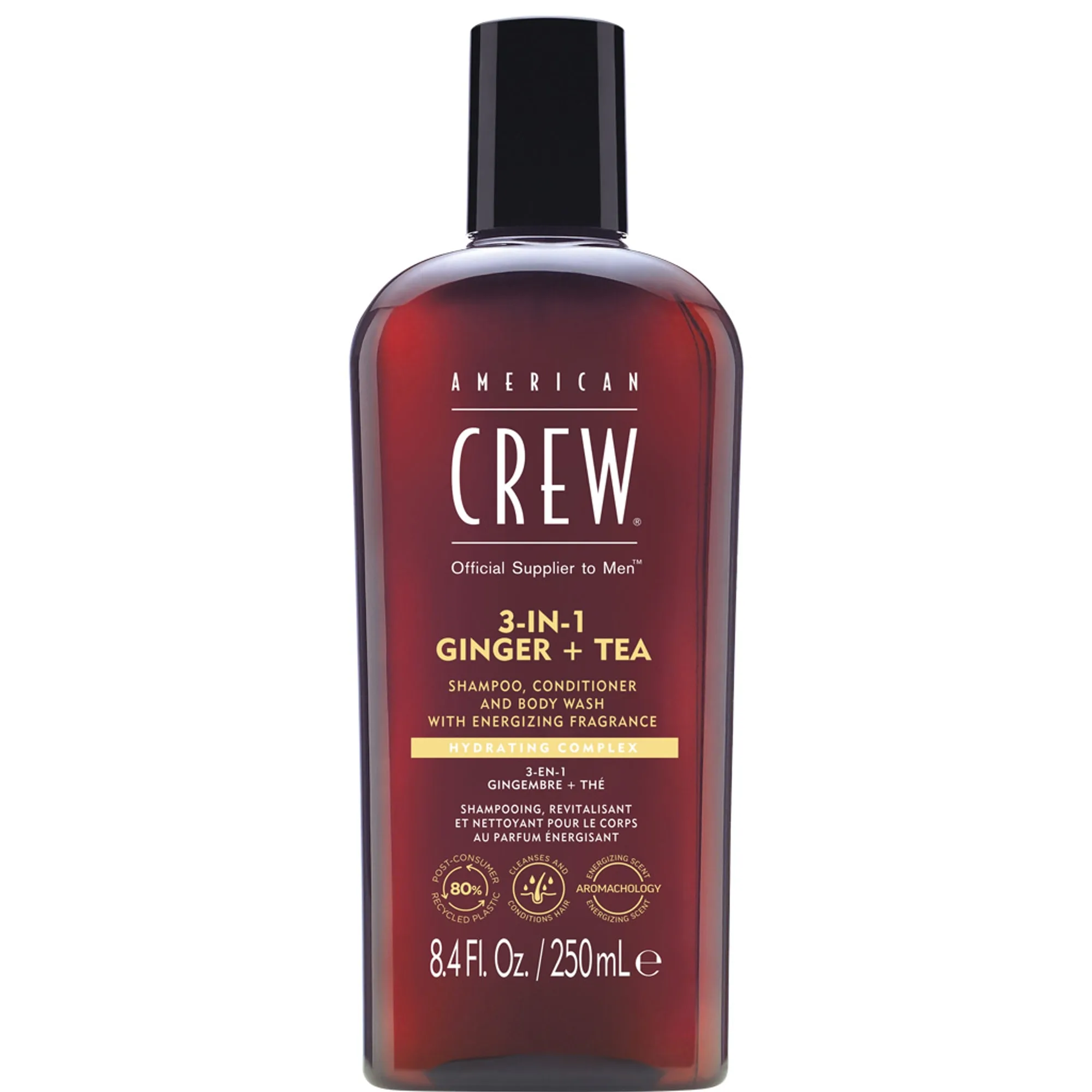 American Crew 3-In-1 Ginger + Tea 250 ml