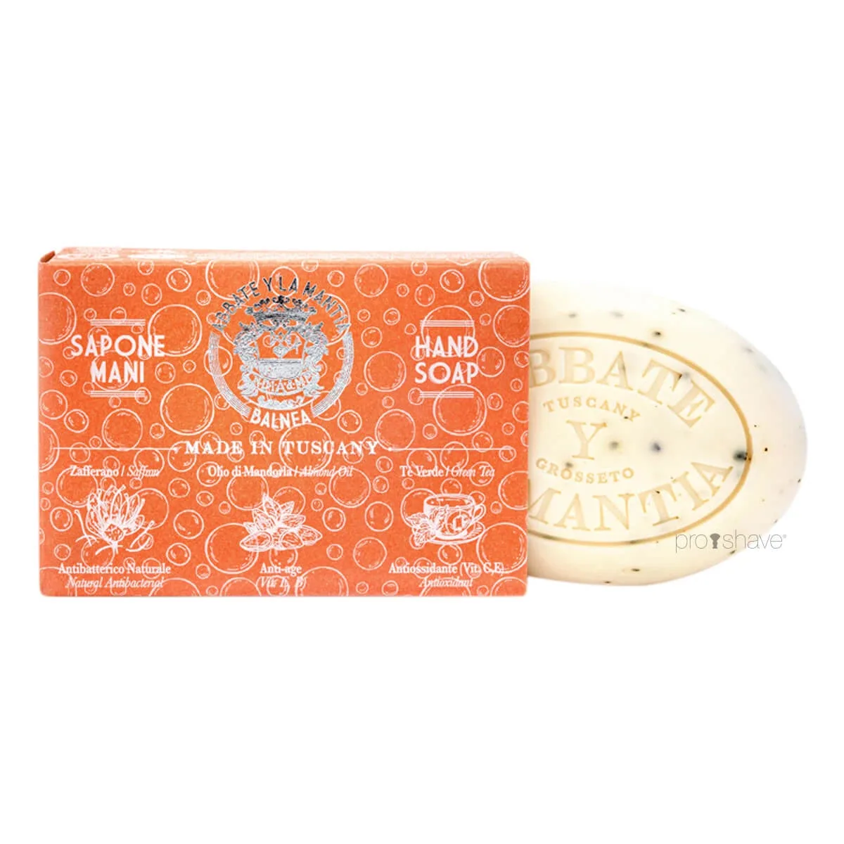 Abbate Y La Mantia Håndsæbe, Almond, 175 gr.
