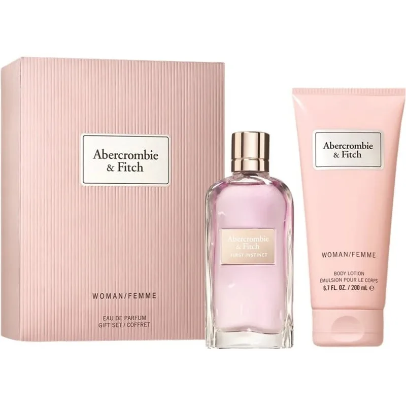 Giftset Abercrombie & Fitch First Instinct for Her Edp 100ml + Body Lotion 200ml