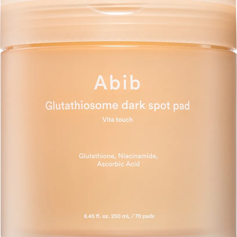 Abib Glutathiosome Vita Touch Dark Spot Pad lugnande kuddar för lyster och återfuktning 250 ml