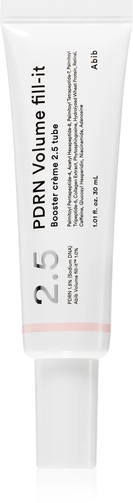 Abib PDRN 2.5 Tube Volume fill-it Booster Crème regenererande hud-booster med effekt mot åldrande 30 ml