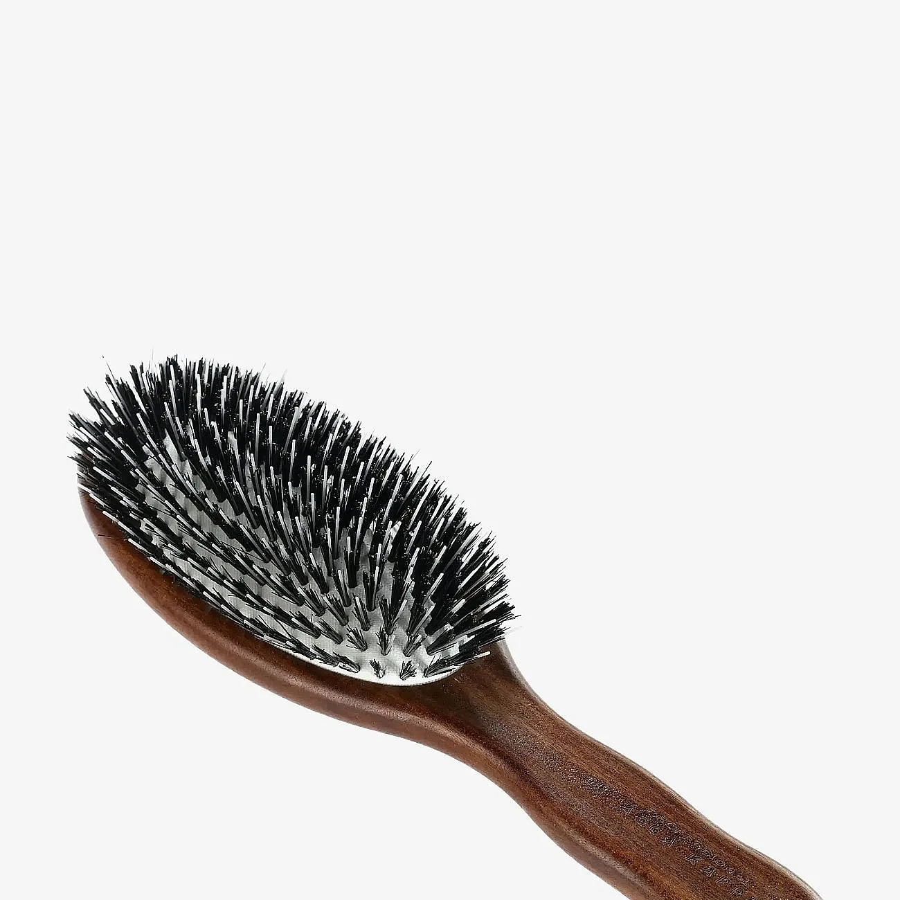 Acca Kappa Oval Brush - Kotibeᄡ Wood - 100% Boar Bristles & Nylon Monofilament - Brown - ONE SIZE