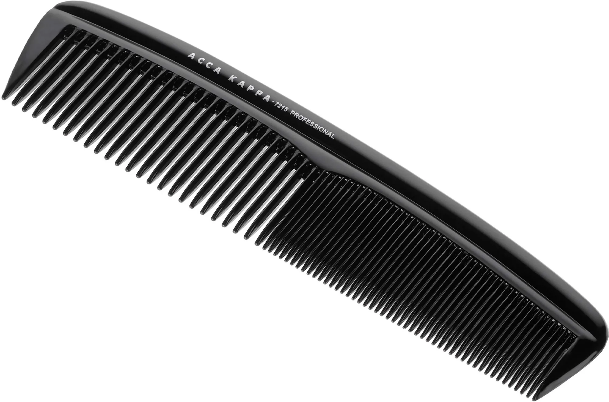 Acca Kappa Professional Fine Coarse Trimming Comb – 7215 Black