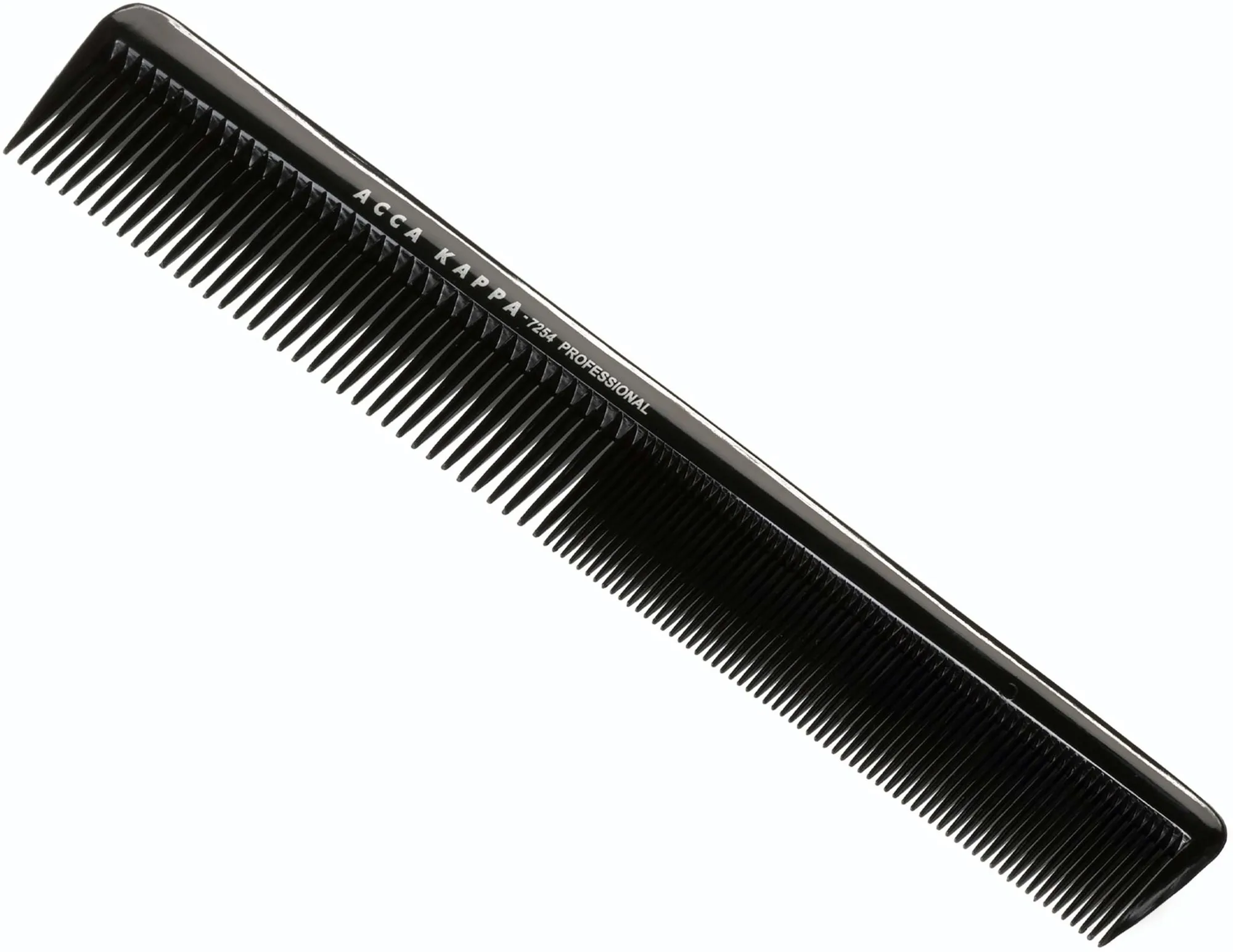 Acca Kappa Professional Trimming Comb Fine Coarse – 7254 Black