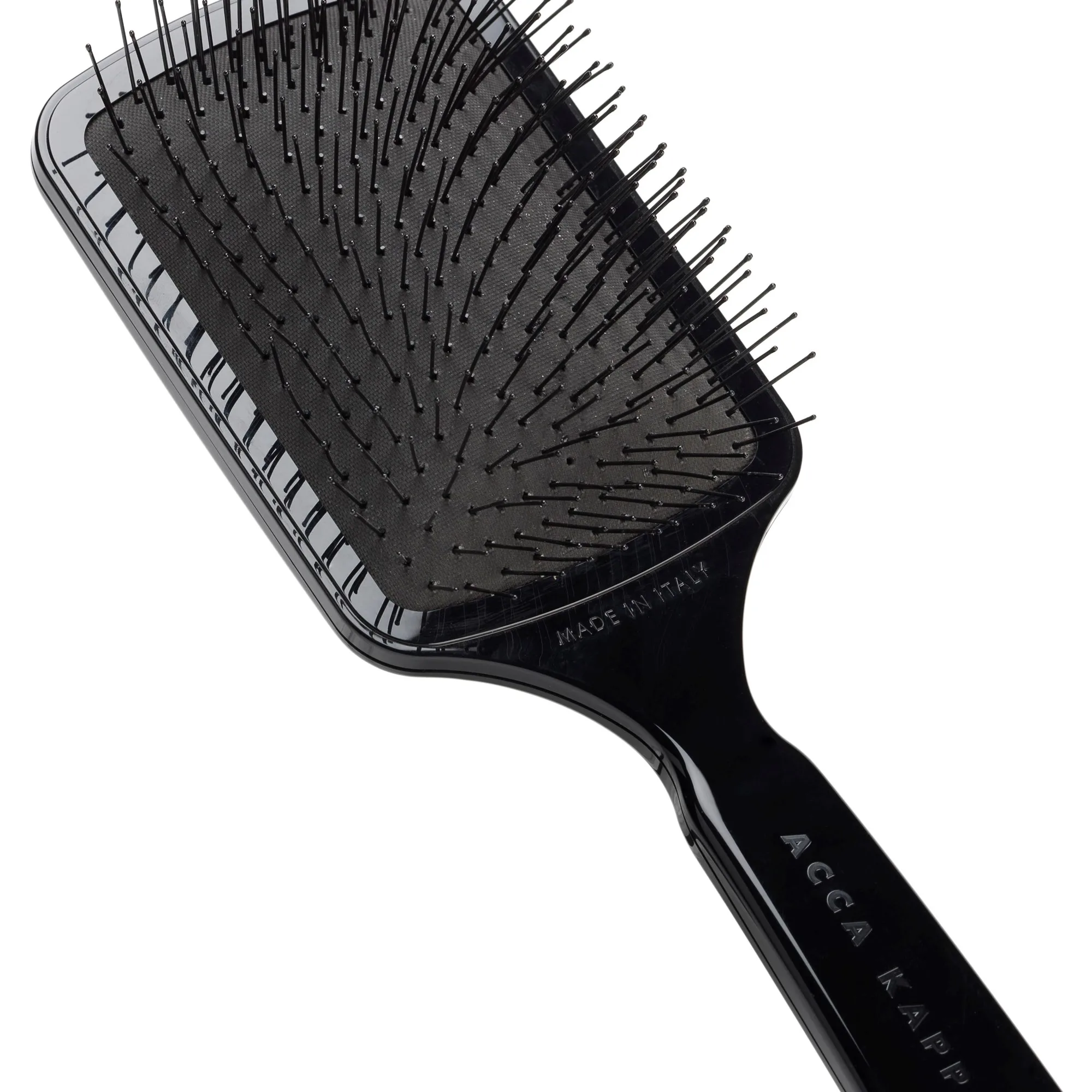 Acca Kappa Shower Paddle Brush Soft Nylon Pins Resin Tip