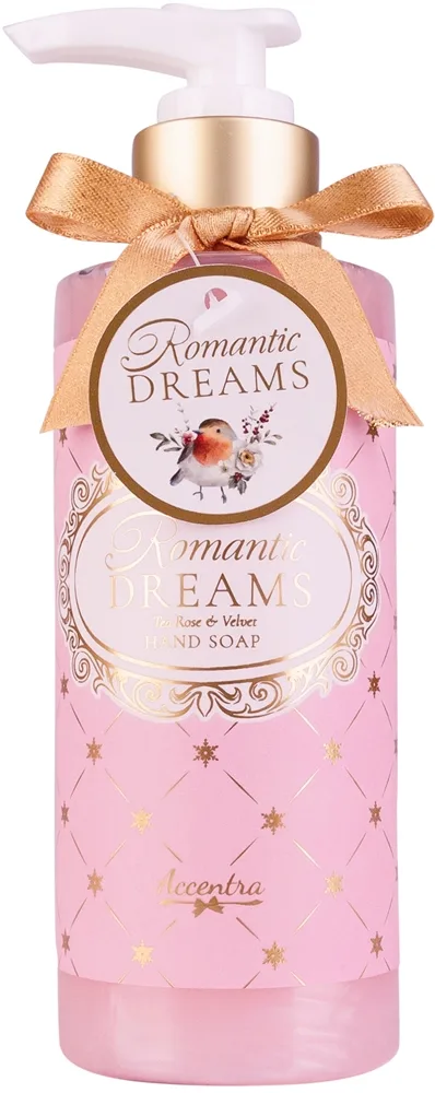 Accentra Romantic Dreams Tea Rose & Velvet Handtvål Med pump 200 ml