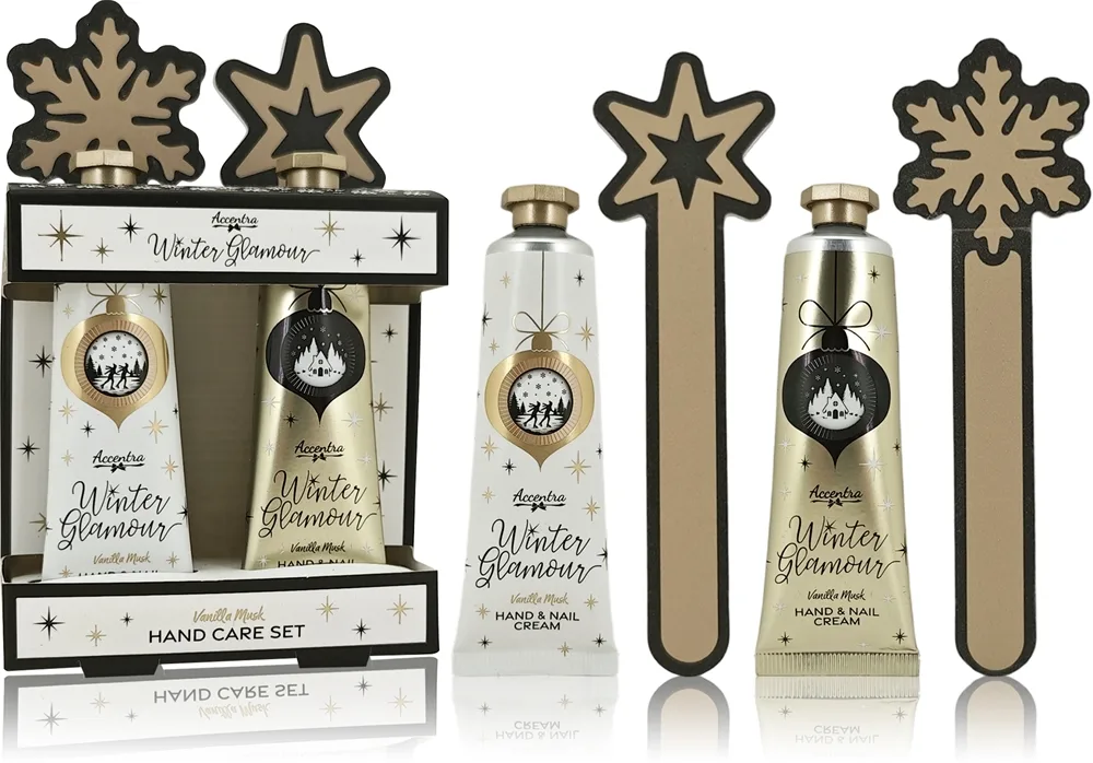 Accentra Winter Glamour Hand Care Set Geschenkset für Hände und Fingernägel 1 St.