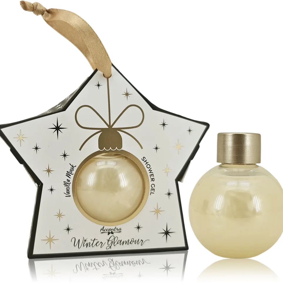 Accentra Winter Glamour Shower Gel Duschgel mit Duft Vanilla and Musk 60 ml