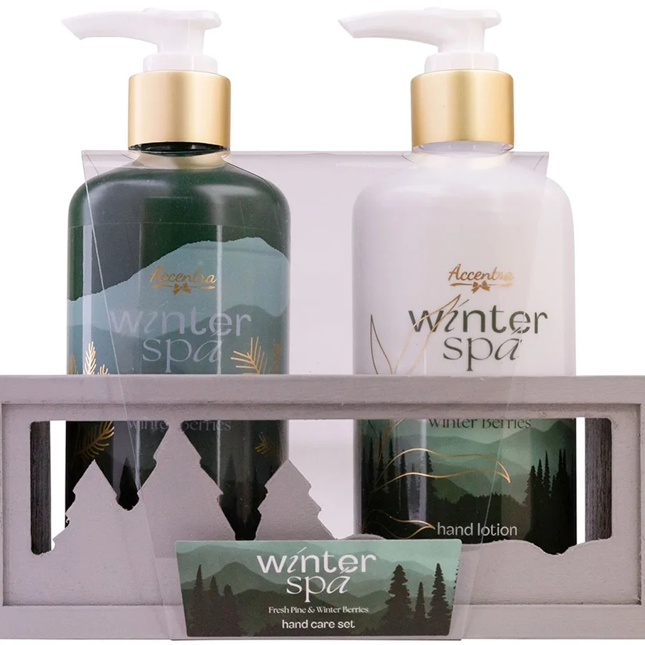 Accentra Winter Spa Presentförpackning för händer doft Fresh Pine & Winter Berries