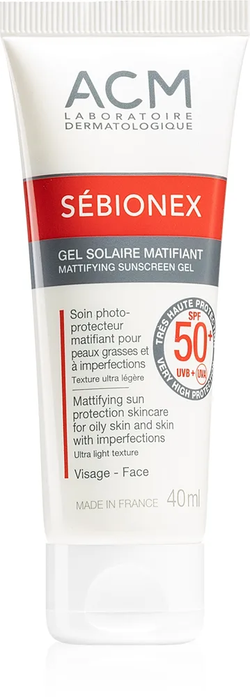 ACM Sébionex SPF 50+ mattapinnan antava kasvogeeli 40 ml