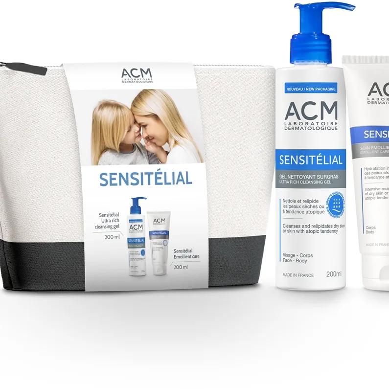 ACM Sensitélial Gift Set joululahjasetti kuivalle ja atooppiselle iholle
