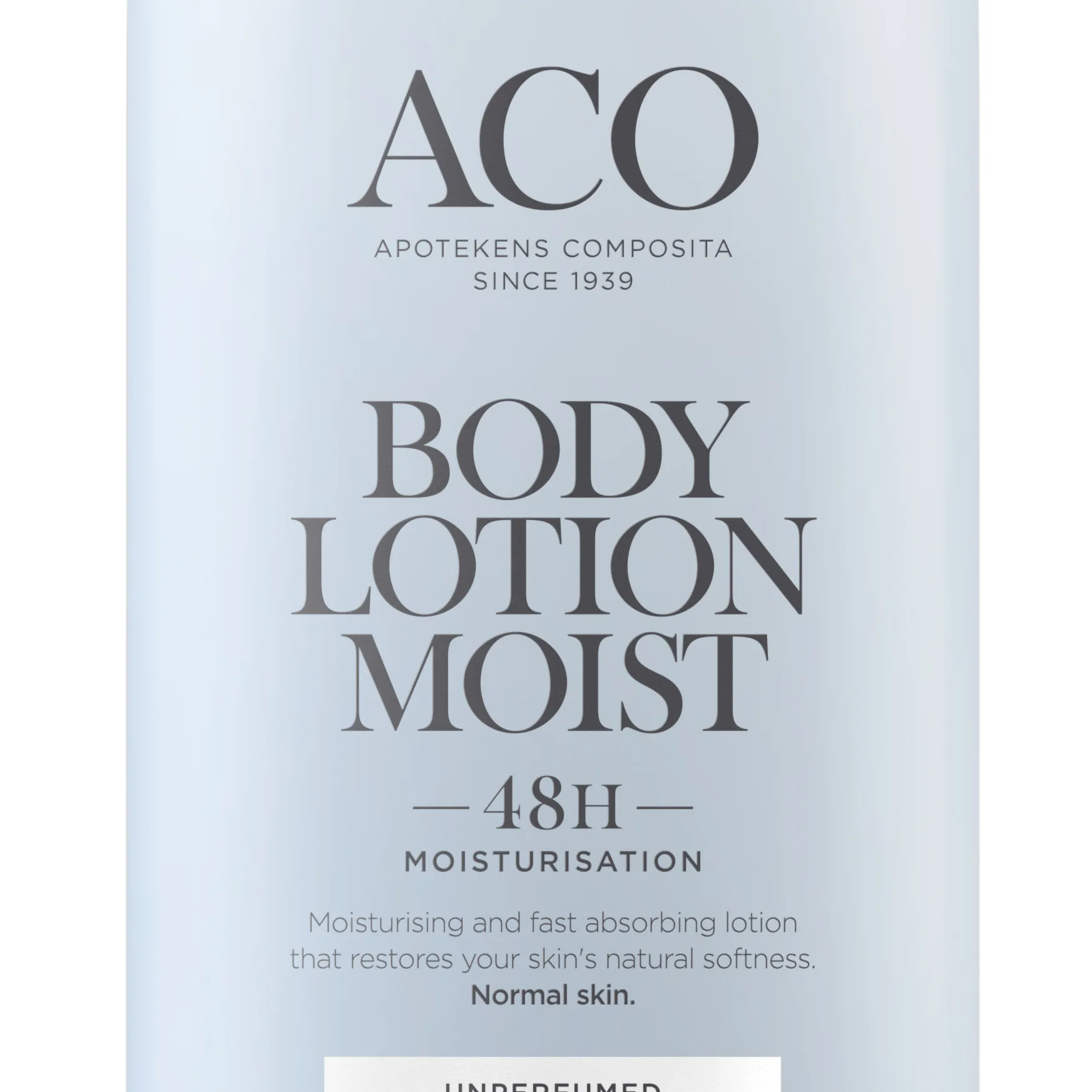ACO Body Lotion Moist No Perfume Kroppslotion 400 ml
