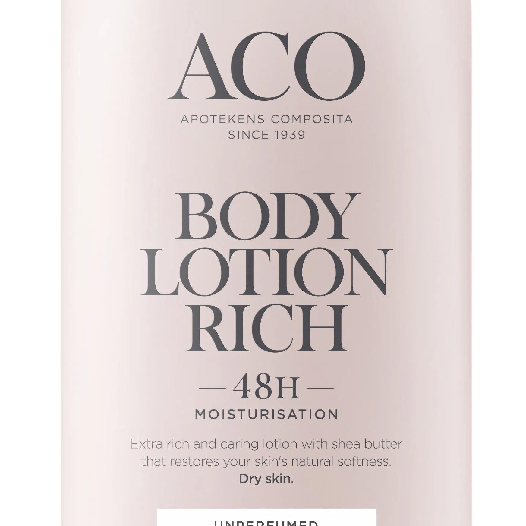 ACO Body Lotion Rich Kroppslotion Oparfymerad 400 ml