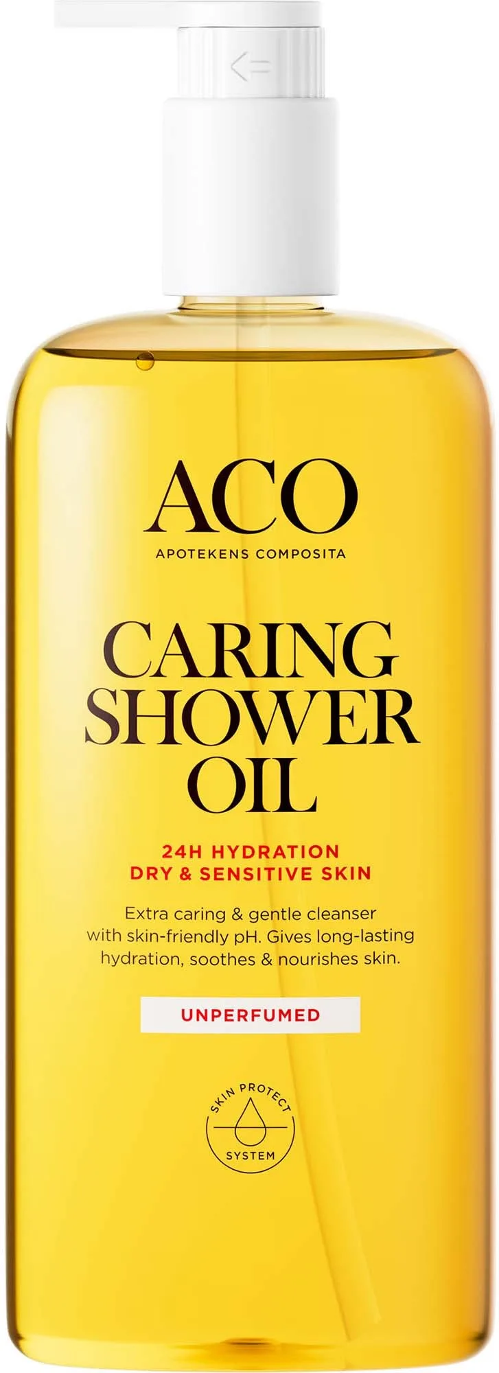 ACO Body Caring Shower Oil hajusteeton 400 ml