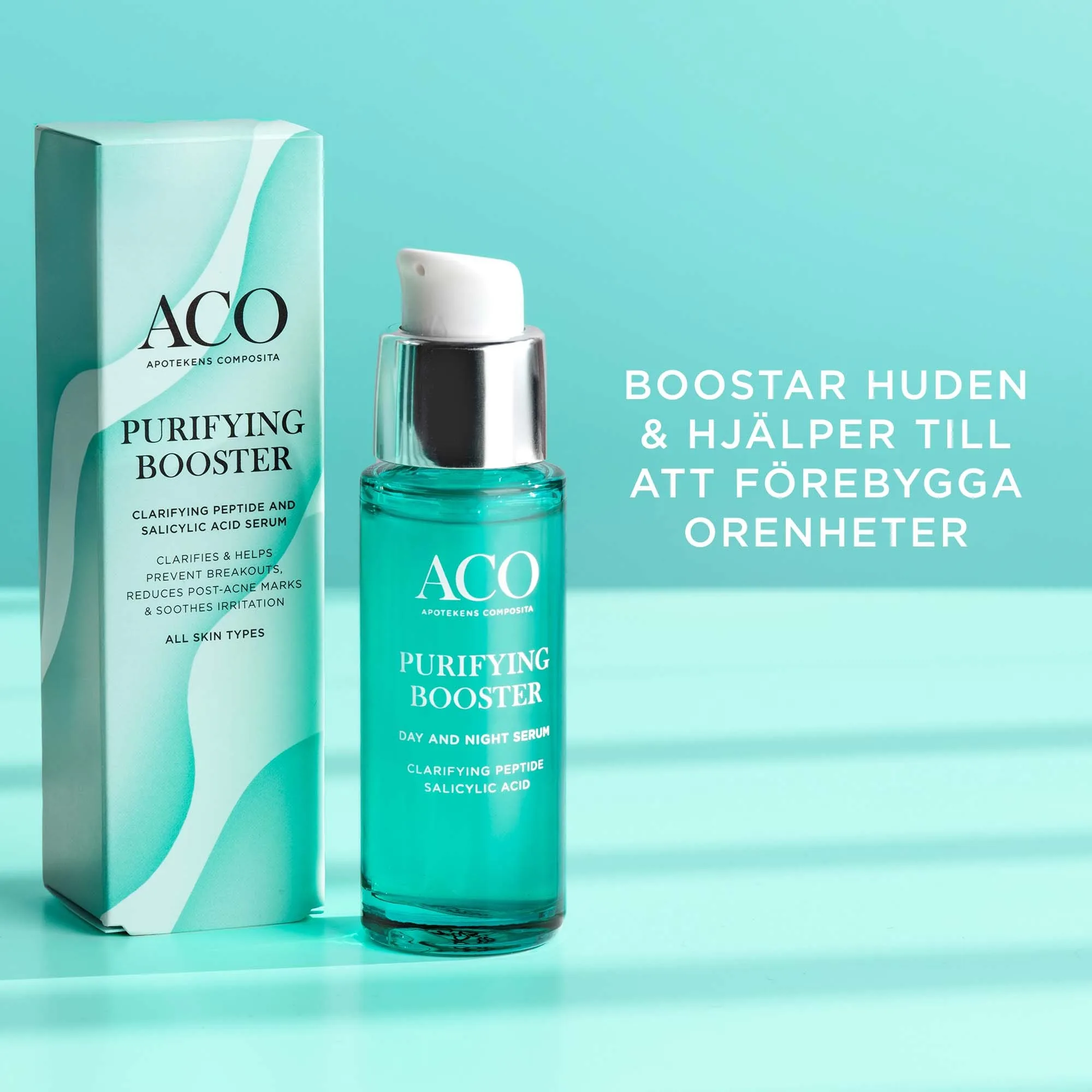ACO Face Purifying Booster Serum BHA Oparfymerad 30 ml