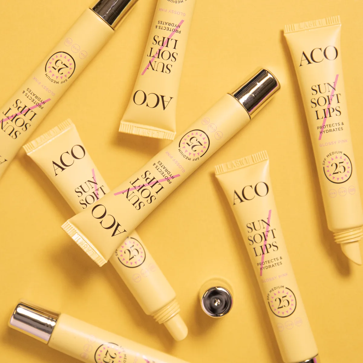 Aco Sun Soft Lips SPF 25 Hajusteeton 12 ml