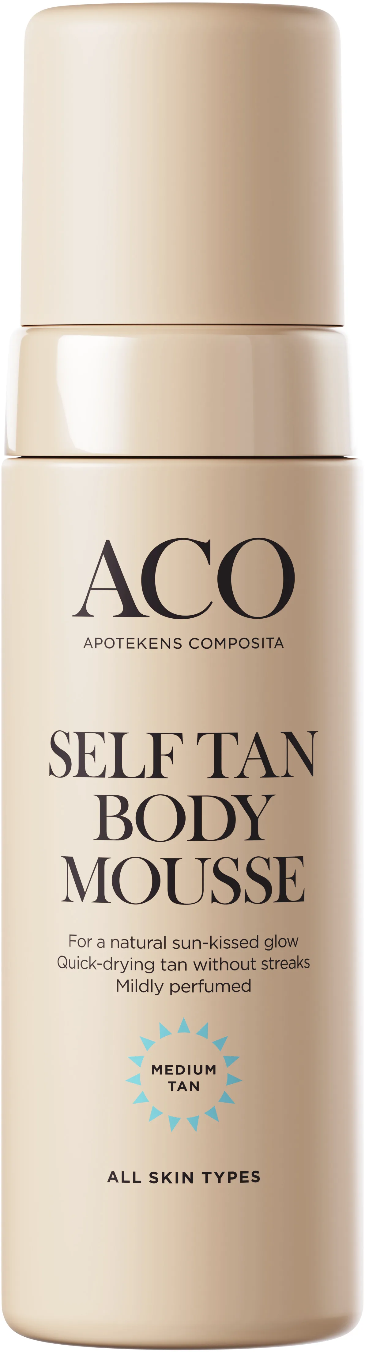 ACO Self Tan Body Mousse hajustettu 150 ml