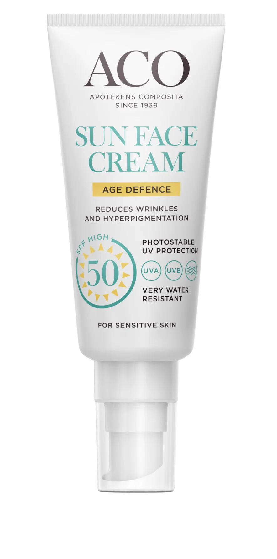 ACO Sun Face Cream Age Defence SPF50+ 40 ml