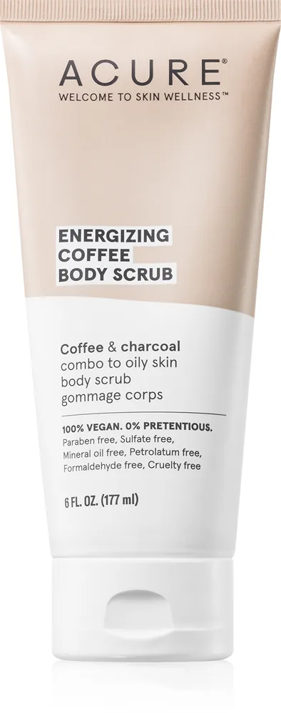 ACURE Energizing Kroppsskrubb med kaffe 177 ml