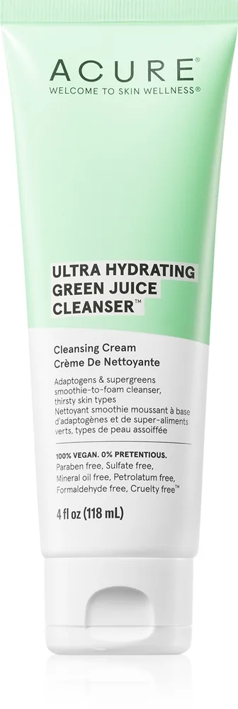 ACURE Ultra Hydrating Green Juice Rengörande kräm 118 ml