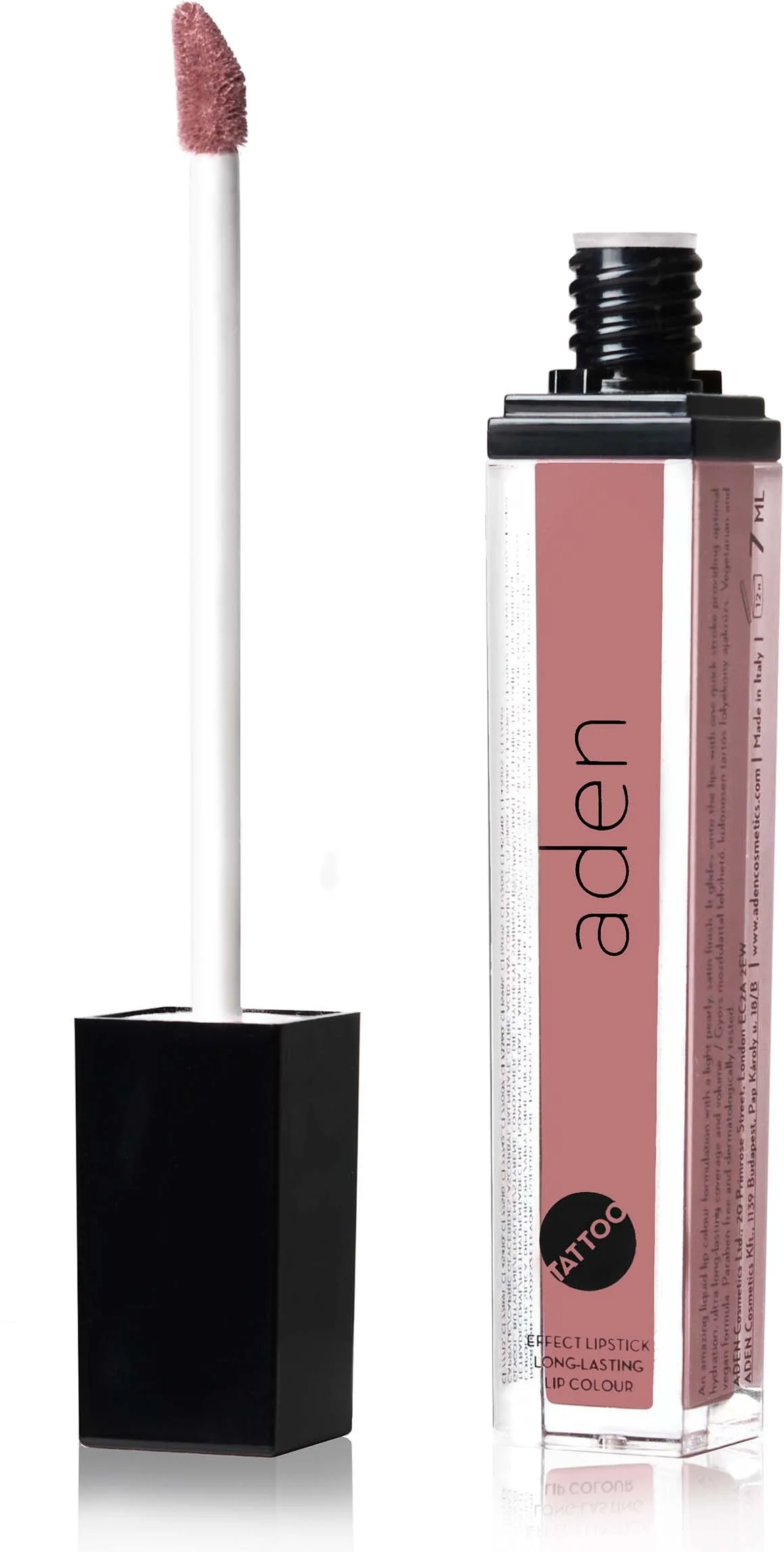 Aden Tattoo Effect Lipstick Nude Chocolate 01