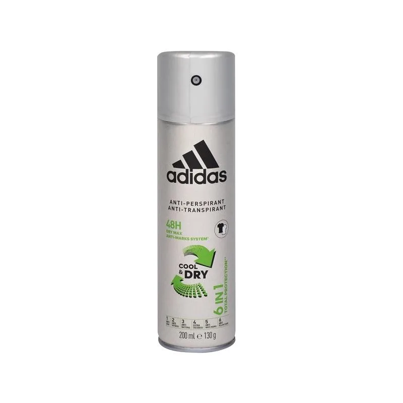 Adidas 6in1 Cool & Dry 48h Antiperspirant 200ml