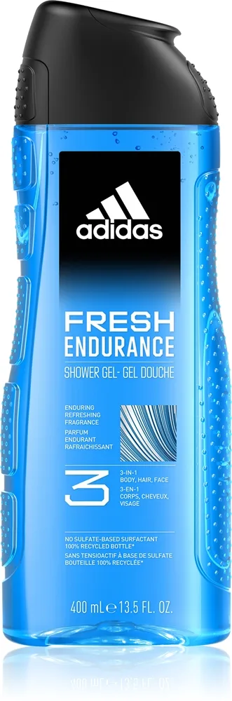 Adidas Fresh Endurance Uppfriskande dusch-gel 3-i-1 250 ml