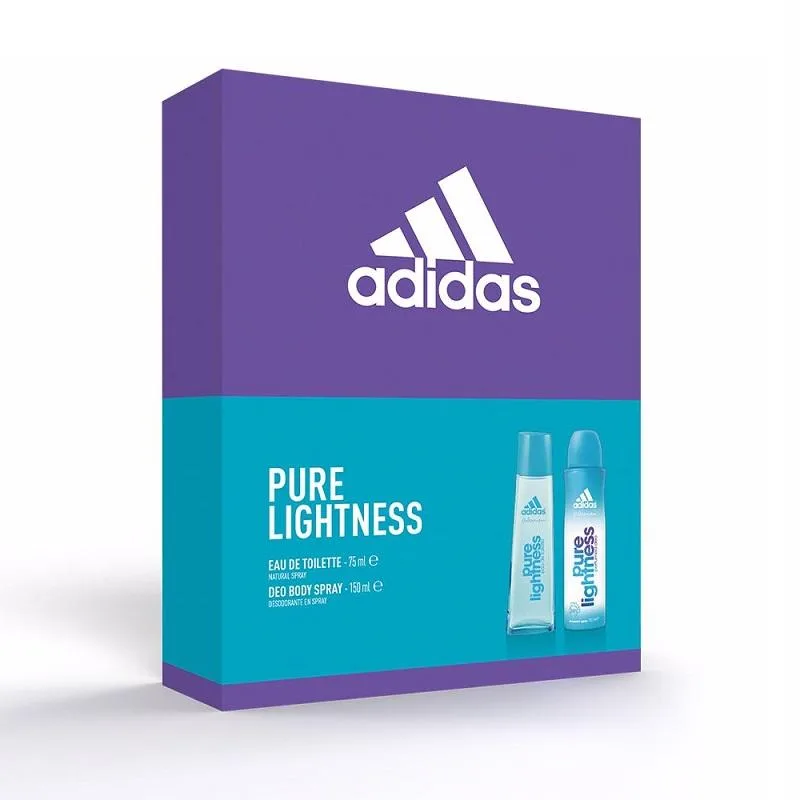 Giftset Adidas Pure Lightness Edt 75ml + Deo Spray 150ml