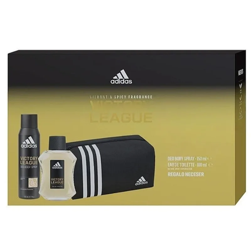 Giftset Adidas Victory League Edt 100ml + Deo 150ml + Bag
