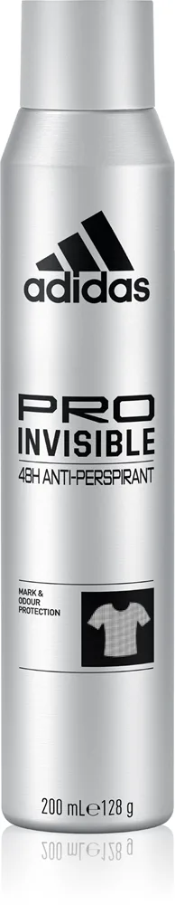 Adidas Pro Invisible Antiperspirant 48 timer til mænd 200 ml