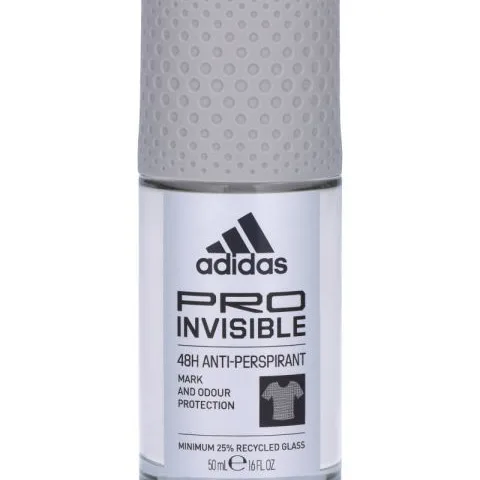 Adidas Pro Invisible Highly Effective Roll-On Antiperspirant för män 50 ml