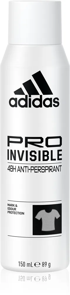 Adidas Pro Invisible Antiperspirant mod hvide pigmentpletter Til kvinder 150 ml