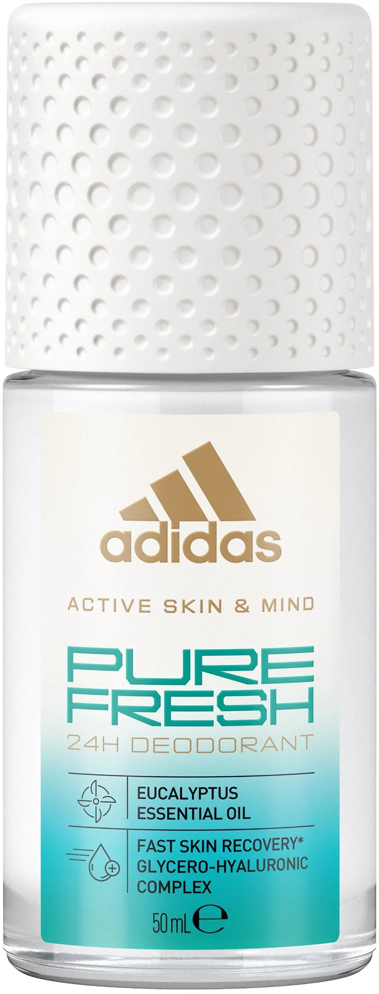 Adidas Pure Fresh 24H Deodorant Roll On Deodorant 50 ml