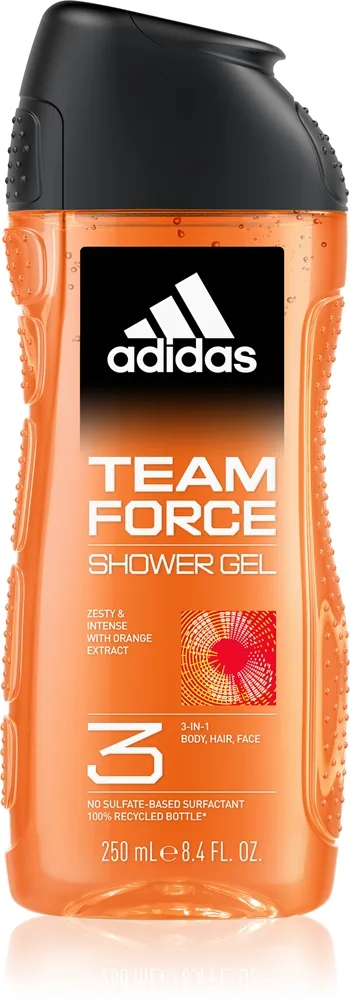 Adidas Team Force suihkugeeli miehille 250 ml