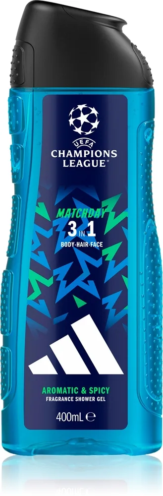 Adidas UEFA Champions League Matchday Parfumeret brusegel til mænd 400 ml